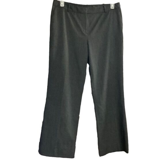 Jones New York Women’s Wool Blend Stretch Straight Leg Pants Gray Size 12 Petite - Picture 1 of 7